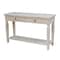 International Concepts Rectangle Vista Console/Sofa Table, 48 W, 16 L, 30 in H, Wood, Unfinished OT-15S - alternate 1